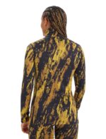Icebreaker Women Merino 250 Vertex Long Sleeve Half Zip Thermal Top Sedimentary Z04NXR819 Clothing Silent Gold/Clove - Image 2