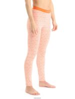 Icebreaker Women Merino 250 Vertex Thermal Leggings Alpine Geo Z04NXR868 Clothing Snow/Flash