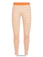 Icebreaker Women Merino 250 Vertex Thermal Leggings Alpine Geo Z04NXR868 Clothing Snow/Flash - Image 5