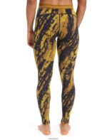 Icebreaker Women Merino 250 Vertex Thermal Leggings Sedimentary Z04NXR826 Clothing Silent Gold/Clove - Image 2