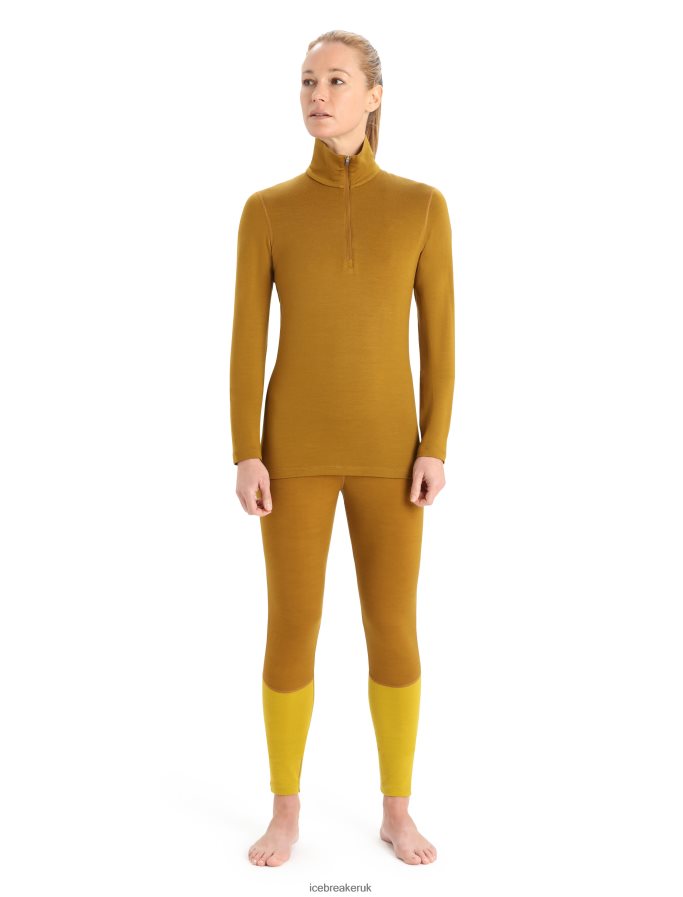Icebreaker Women Merino 260 Tech Long Sleeve Half Zip Thermal Top Z04NXR860 Clothing Clove - Image 3