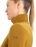Icebreaker Women Merino 260 Tech Long Sleeve Half Zip Thermal Top Z04NXR860 Clothing Clove - Image 5