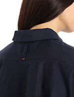 Icebreaker Women Merino Berlin Long Sleeve Shirt Z04NXR887 Clothing Midnight Navy - Image 6