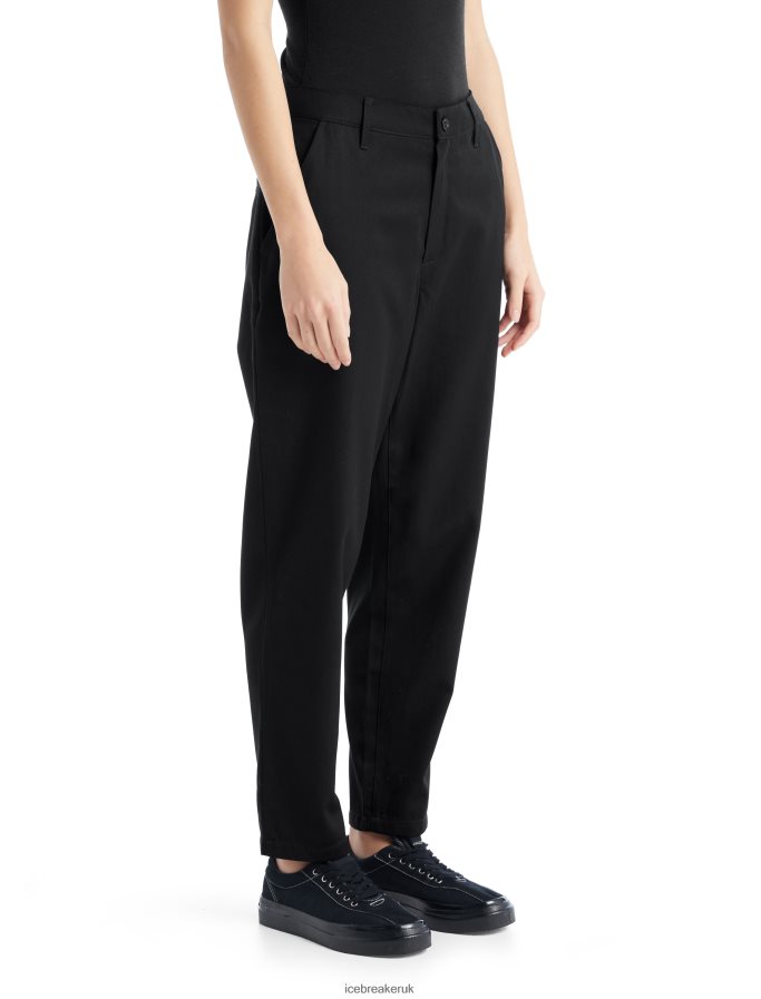 icebreaker_women_merino_berlin_pants_z04nxr894_clothing_black.jpg Icebreaker Women Merino Berlin Pants Z04NXR894 Clothing Black - Image 1