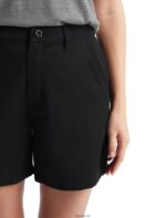 Icebreaker Women Merino Berlin Shorts Z04NXR923 Clothing Black - Image 6