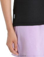 Icebreaker Women Merino Central Classic Short Sleeve T-Shirt Caravan Life Z04NXR662 Clothing Black - Image 5