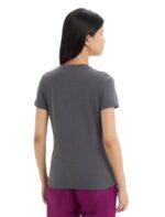 Icebreaker Women Merino Central Classic Short Sleeve T-Shirt Caravan Life Z04NXR663 Clothing Monsoon - Image 2
