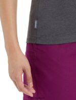 Icebreaker Women Merino Central Classic Short Sleeve T-Shirt Caravan Life Z04NXR663 Clothing Monsoon - Image 5