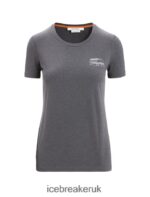 Icebreaker Women Merino Central Classic Short Sleeve T-Shirt Caravan Life Z04NXR663 Clothing Monsoon - Image 6