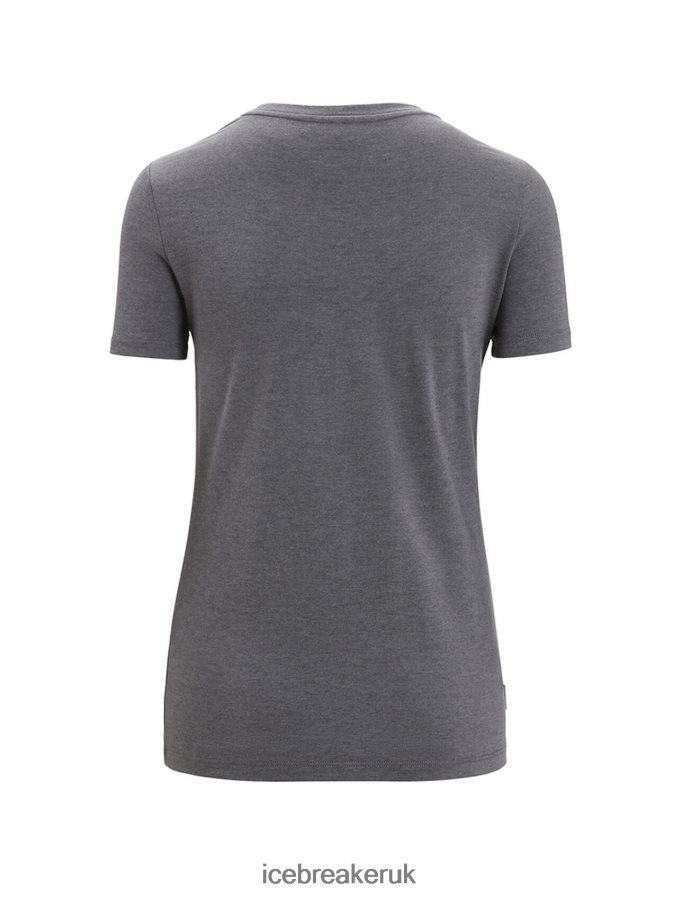 Icebreaker Women Merino Central Classic Short Sleeve T-Shirt Caravan Life Z04NXR663 Clothing Monsoon - Image 7