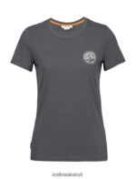 Icebreaker Women Merino Central Classic Short Sleeve T-Shirt Move to Natural Mountain Z04NXR832 Clothing Monsoon - Image 6