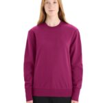 Icebreaker Women Merino Central II Long Sleeve Sweatshirt Z04NXR705 Clothing Go Berry