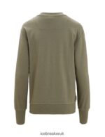 Icebreaker Women Merino Central II Long Sleeve Sweatshirt Z04NXR706 Clothing Loden - Image 7
