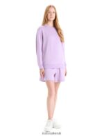 Icebreaker Women Merino Crush Long Sleeve Sweatshirt Z04NXR708 Clothing Purple Gaze - Image 3