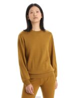 Icebreaker Women Merino Crush Long Sleeve Sweatshirt Z04NXR905 Clothing Clove