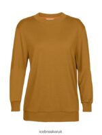 Icebreaker Women Merino Crush Long Sleeve Sweatshirt Z04NXR905 Clothing Clove - Image 6