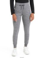 Icebreaker Women Merino Crush Pants Z04NXR730 Clothing Gritstone Heather