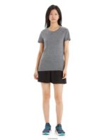Icebreaker Women Merino Crush Shorts Z04NXR740 Clothing Black - Image 3