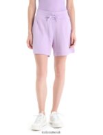 Icebreaker Women Merino Crush Shorts Z04NXR741 Clothing Purple Gaze