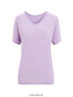 Icebreaker Women Merino Drayden Reversible Short Sleeve Top Z04NXR676 Clothing Purple Gaze - Image 5
