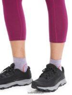 Icebreaker Women Merino Fastray High Rise 3/4 Tights Z04NXR738 Clothing Go Berry - Image 6