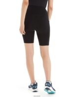 Icebreaker Women Merino Fastray High Rise Shorts Z04NXR742 Clothing Black - Image 2