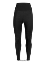 Icebreaker Women Merino Fastray High Rise Tights Z04NXR733 Clothing Black - Image 8