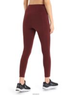 Icebreaker Women Merino Fastray High Rise Tights Z04NXR907 Clothing Espresso - Image 2