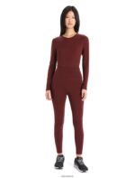 Icebreaker Women Merino Fastray High Rise Tights Z04NXR907 Clothing Espresso - Image 3