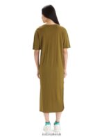 Icebreaker Women Merino Granary Dress Z04NXR726 Clothing Algae - Image 2