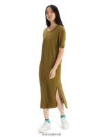 Icebreaker Women Merino Granary Dress Z04NXR726 Clothing Algae - Image 3