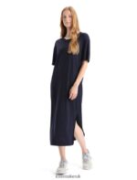 Icebreaker Women Merino Granary Dress Z04NXR727 Clothing Midnight Navy - Image 3
