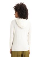 Icebreaker Women Merino Granary Long Sleeve Zip Hoodie Z04NXR717 Clothing Chalk - Image 2