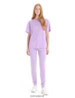 Icebreaker Women Merino Granary Short Sleeve T-Shirt Z04NXR626 Clothing Purple Gaze - Image 3