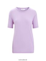 Icebreaker Women Merino Granary Short Sleeve T-Shirt Z04NXR626 Clothing Purple Gaze - Image 6