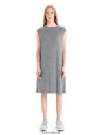 Icebreaker Women Merino Granary Sleeveless Dress Z04NXR729 Clothing Gritstone Heather