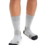 Icebreaker Women Merino Hike+ Heavy Crew Socks Z04NXR790 Accessories Blizzard Heather