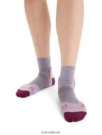 Icebreaker Women Merino Hike+ Light Mini Socks Z04NXR756 Accessories Purple Gaze/Go Berry - Image 2
