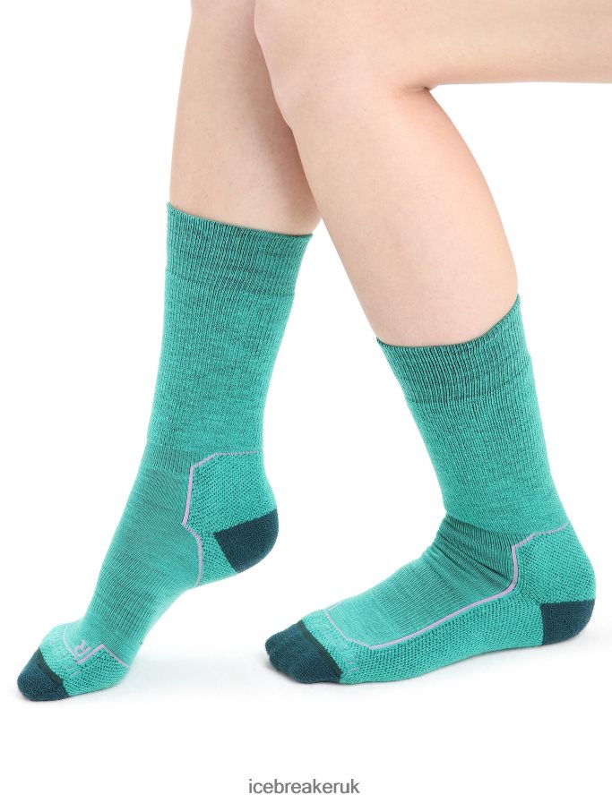 icebreaker_women_merino_hike_medium_crew_socks_z04nxr764_accessories_fresh_green_glory.jpg Icebreaker Women Merino Hike+ Medium Crew Socks Z04NXR764 Accessories Fresh/Green Glory - Image 1