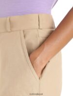 Icebreaker Women Merino Hike Pants Z04NXR744 Clothing Sand - Image 4
