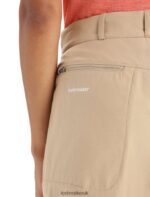 Icebreaker Women Merino Hike Shorts Z04NXR747 Clothing Sand - Image 6
