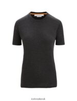 Icebreaker Women Merino Linen Short Sleeve T-Shirt Z04NXR674 Clothing Black - Image 5