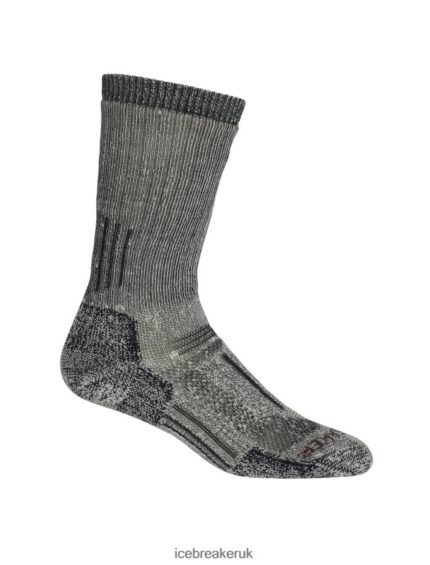 Icebreaker Women Merino Mountaineer Mid Calf Socks Z04NXR791 Accessories Jet Heather/Espresso