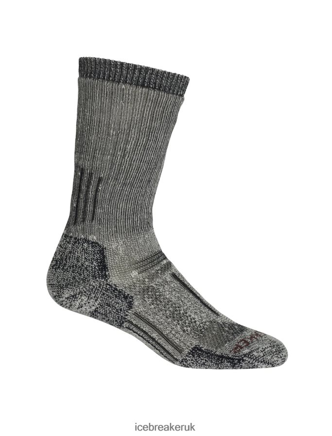 Icebreaker Women Merino Mountaineer Mid Calf Socks Z04NXR791 Accessories Jet Heather/Espresso - Image 1