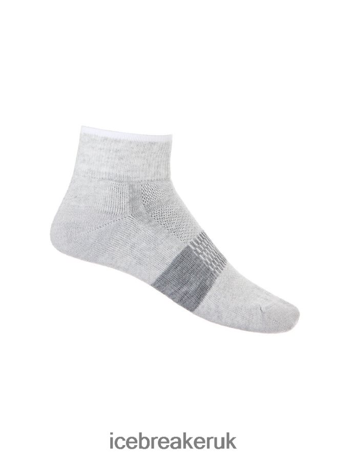 Icebreaker Women Merino Multisport Light Mini Socks Z04NXR752 Accessories Blizzard Heather/Snow - Image 1
