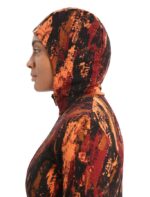 Icebreaker Women Merino Quantum III Long Sleeve Zip Hoodie Sedimentary Jacket Z04NXR861 Clothing Cherry/Flash - Image 6