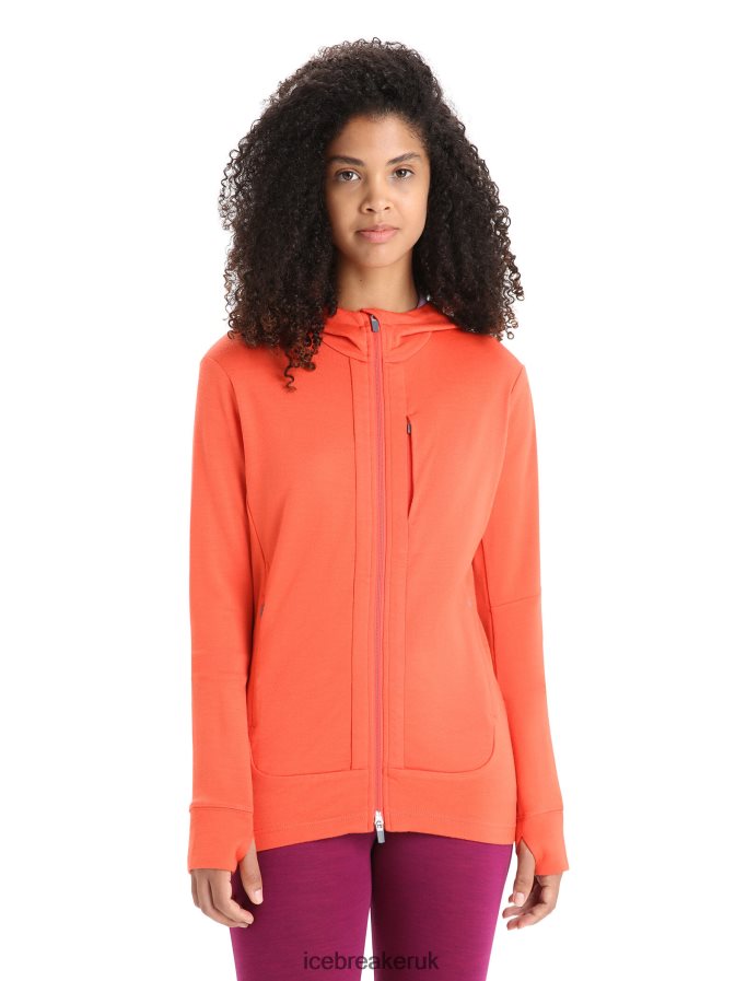 icebreaker_women_merino_quantum_iii_long_sleeve_zip_hoodie_z04nxr700_clothing_vibrant_earth_purple_gaze.jpg Icebreaker Women Merino Quantum III Long Sleeve Zip Hoodie Z04NXR700 Clothing Vibrant Earth/Purple Gaze - Image 1