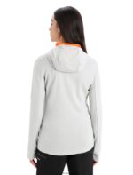 Icebreaker Women Merino Quantum III Long Sleeve Zip Hoodie Z04NXR897 Clothing Ether/Flash - Image 2