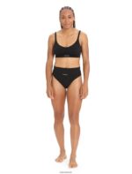 Icebreaker Women Merino Queens Clasp Bra Z04NXR553 Clothing Black - Image 3