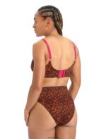 Icebreaker Women Merino Queens Clasp Bra Z04NXR918 Clothing Black/Cherry - Image 2